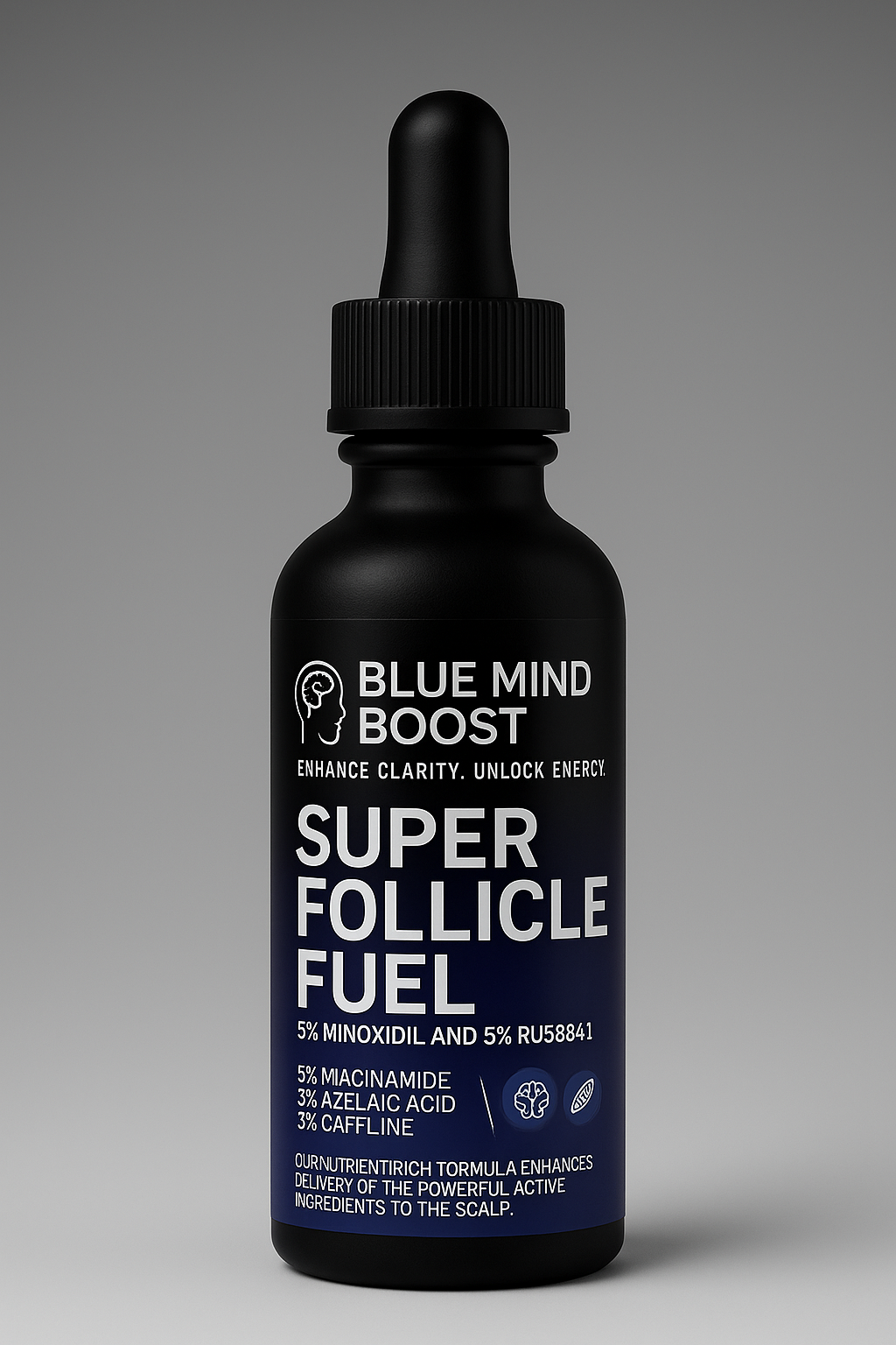 Super Follicle Fuel | Minoxidil 5% + RU58841 5% + Niacinamide 5% + Azelaic Acid 5%